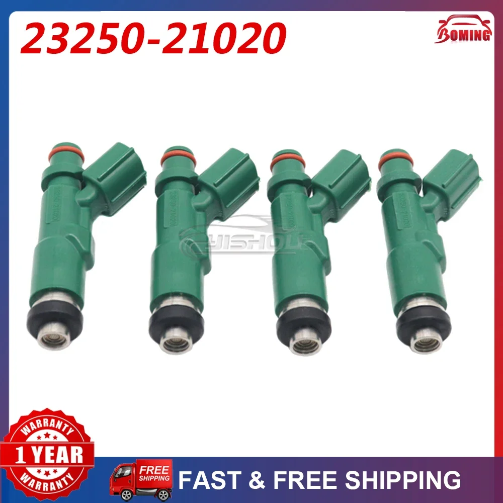 

4 шт. новая автомобильная топливная форсунка 23250-21020 для Toyota Echo Prius Scion XA Scion XB 2000-2009 23209-21020 2325021020 12651035