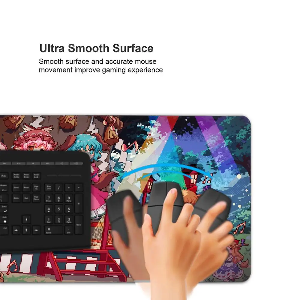 Alfombrilla de ratón Touhou Mystia's Izakaya, alfombrilla de ratón grande para ordenador, oficina, 1000x500mm, XXL, Pc Gamer, alfombrilla de goma antideslizante para teclado