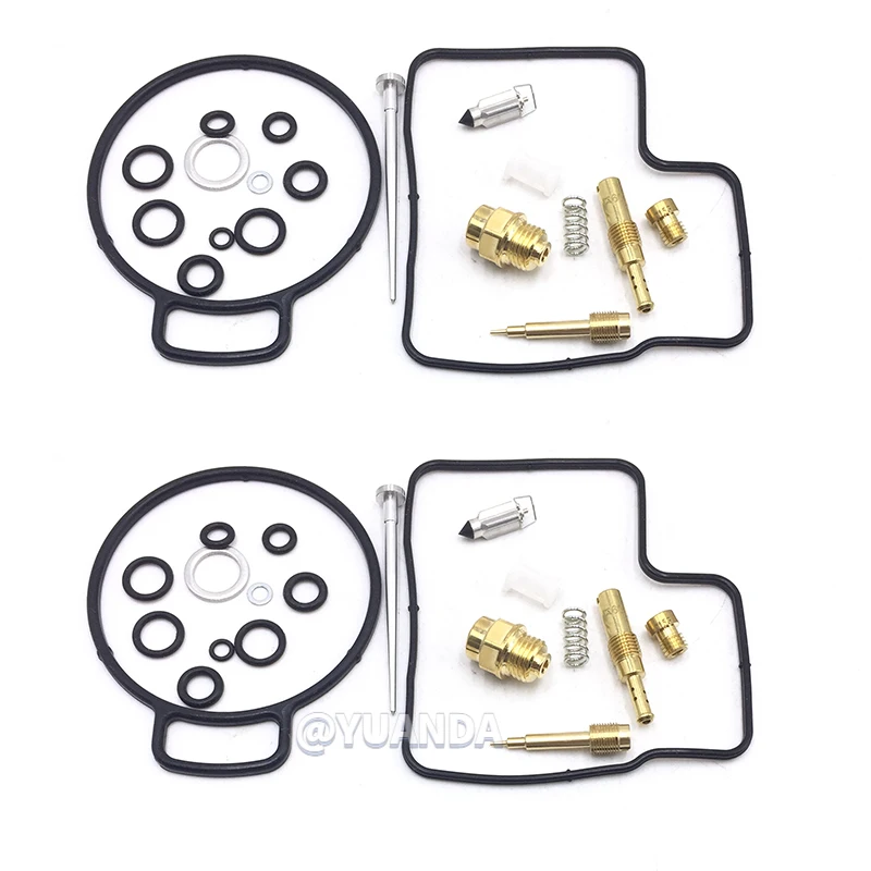 2x Carburetor Rebuild Kit For Honda Goldwing 1500 GL1500SE 95-98 Carb Jets Gaskets Repair