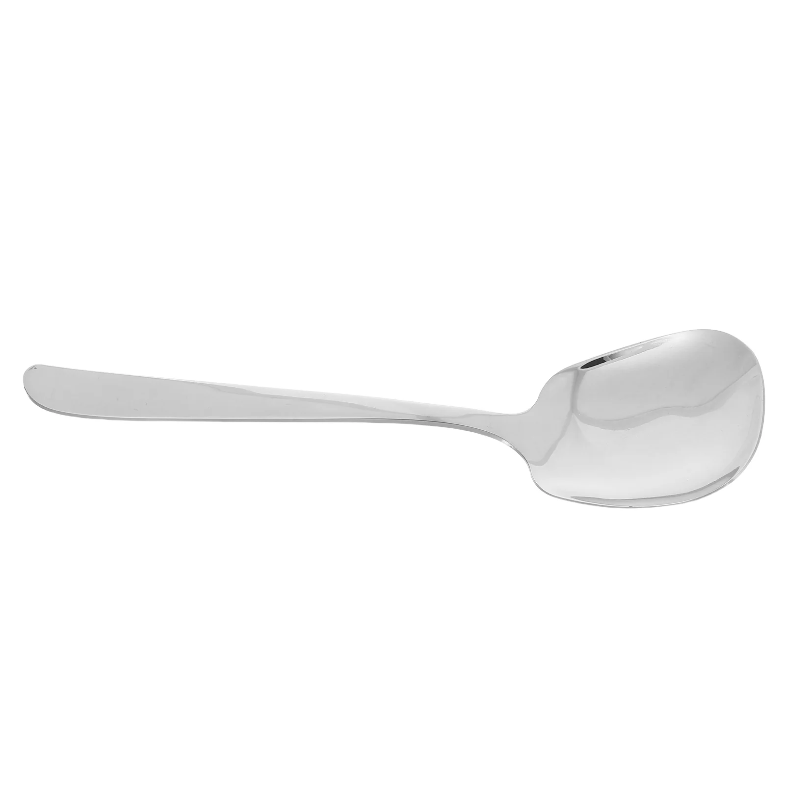 

25.5Cm Large Serving Spoon Stainless Steel Thickened Long Handle For Buffet Salad Pasta Food Service Commercial Kitchen Cooking