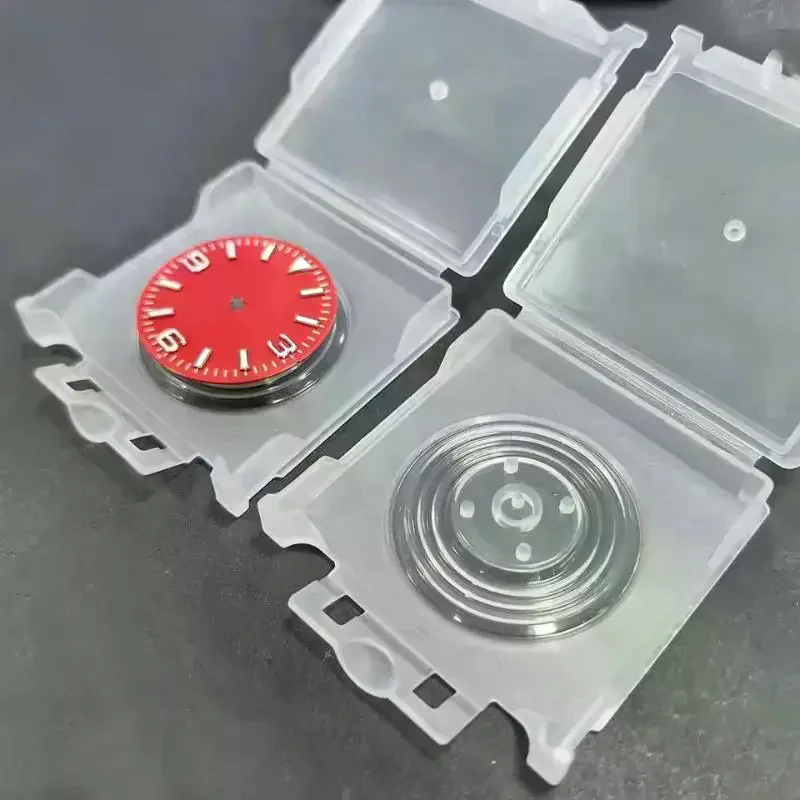 1/3/5pcs Watch Dial Storage Box Transparent Dust Proof Secure Snap Closure For Watch Repair DIY Hobbyists