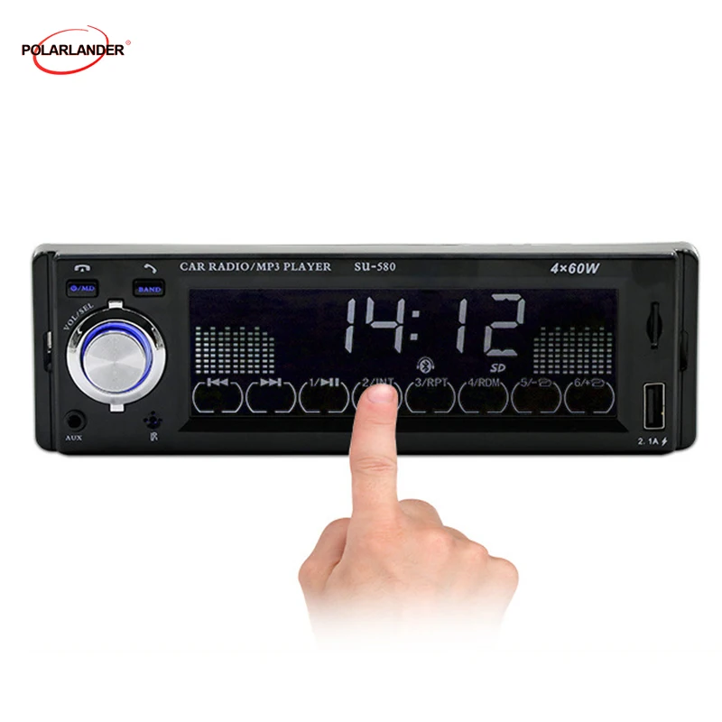 JSD520 520DAB+ مشغل MP3 للسيارة أحادي Din - 12 فولت 4 × 60 وات بلوتوث بدون استخدام اليدين USB/AUX/TF راديو رقمي ABS #2