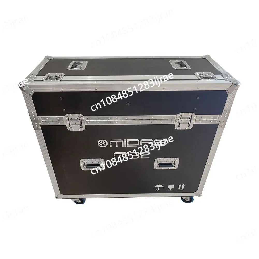 Customized Midas M32 Live Digital Mixer Hydraulic Flight Case with Wheels Portable Mobile Stage Equipment