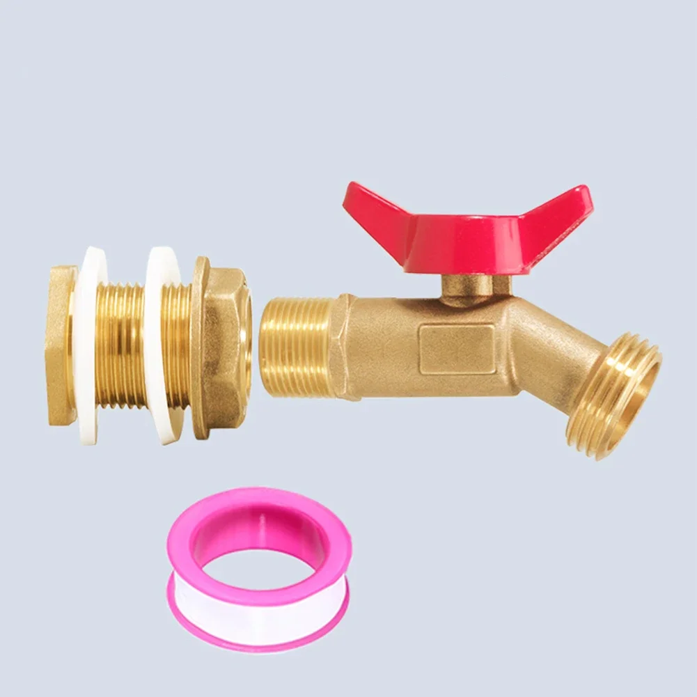 

As Shown Male Hose Bibb Male Threaded Valve Adapter 1 2 NPT Male Inlet Versatile Connections Easy Installation