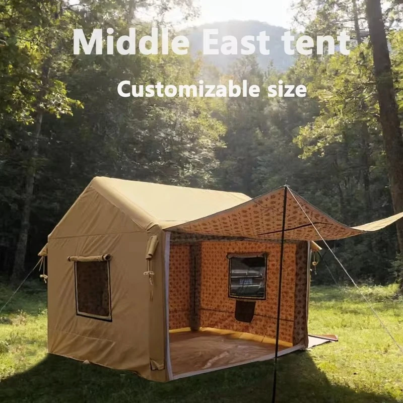 Middle East Style3*3m 4*6m 3*6 Air Tent Single-Layer Automatic Inflatable Four-season One Bedroom Easy Setup Aluminum Waterproof