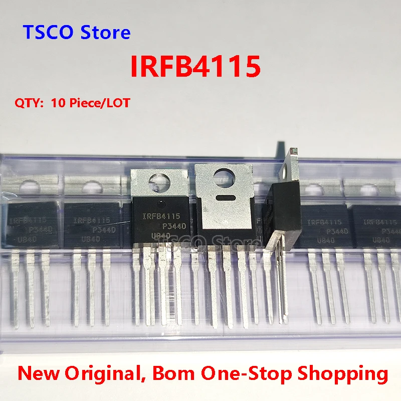 (10-50piece/LOT)  IRFB4115  IRFB4115PBF   100%New Original 150V 104A