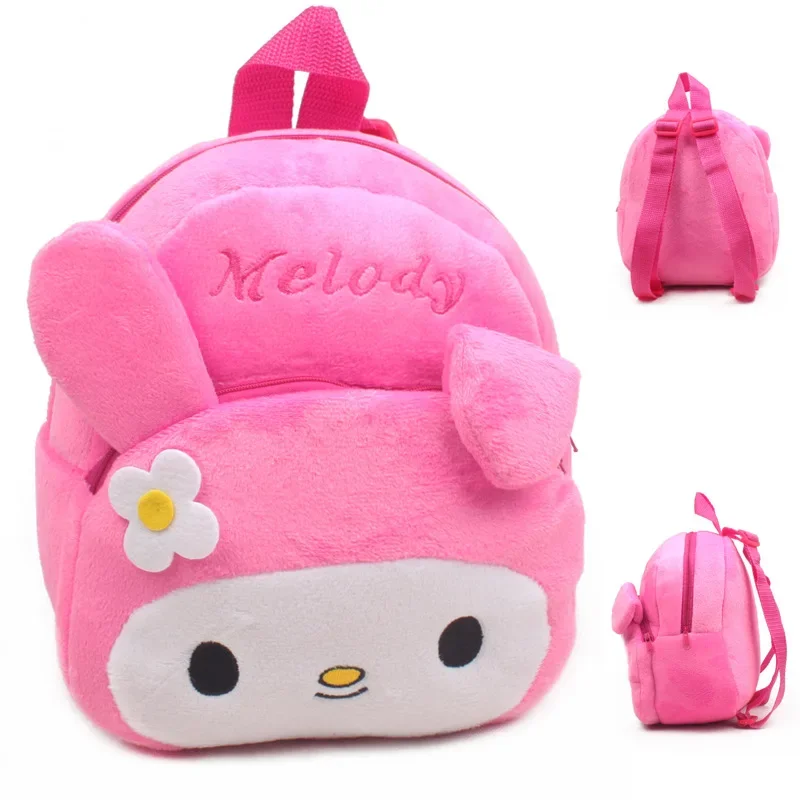 Sanrio Hello Kitty Plush Backpack Cartoon Anime Cute Backpack Kindergarten Schoolbag Baby Kawaii Backpack Cosplay Fashion Gifts