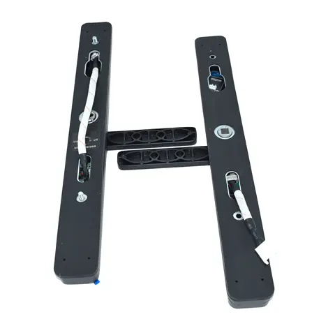 TTLock APP IP65 Waterproof Smart Fingerprint Password RFID Lock For Push Pull Sliding Framed Glass Door