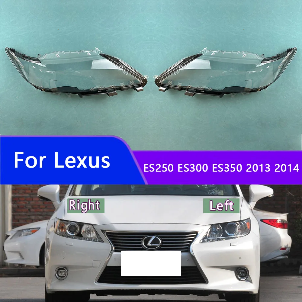 

For Lexus ES250 ES300 ES350 2013 2014 Car Accessories Headlamps Transparent Lampshades Lamp Shell Headlights Lens Cover