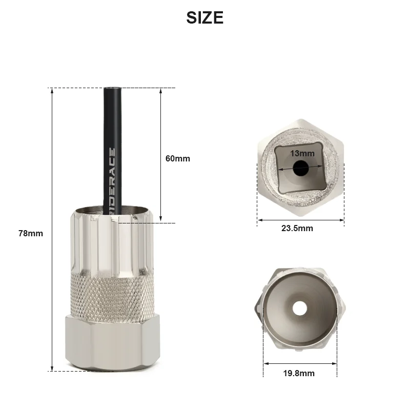자전거 카세트 잠금 링 제거 도구, 자전거 플라이휠 제거 소켓 렌치, 시마노 SRAM 선레이스 가이드 스틱 수리 도구