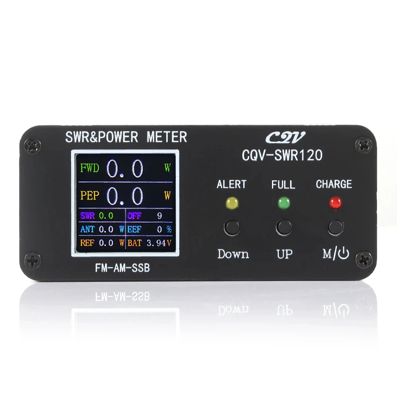 2026 version  CQV-SWR120 120W SWR & Power Standing Wave Meter High Standing Wave Alarm Function  Full Color HD Display FM-AM-SSB