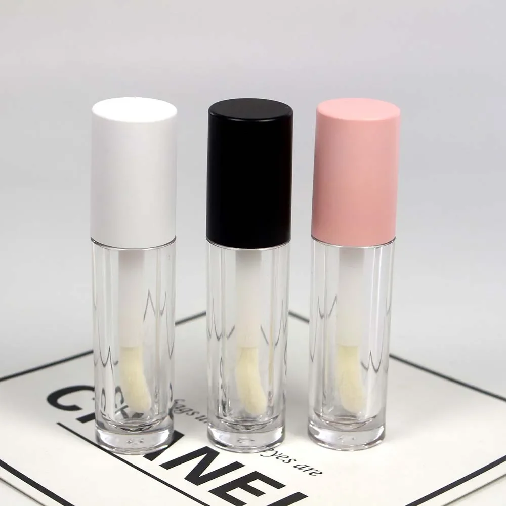 5ML Lip Gloss Empty Tube DIY Cosmetics Sample Container High Quality Mini Lip Gloss Bottle PU Matte Portable Lipgloss Tube