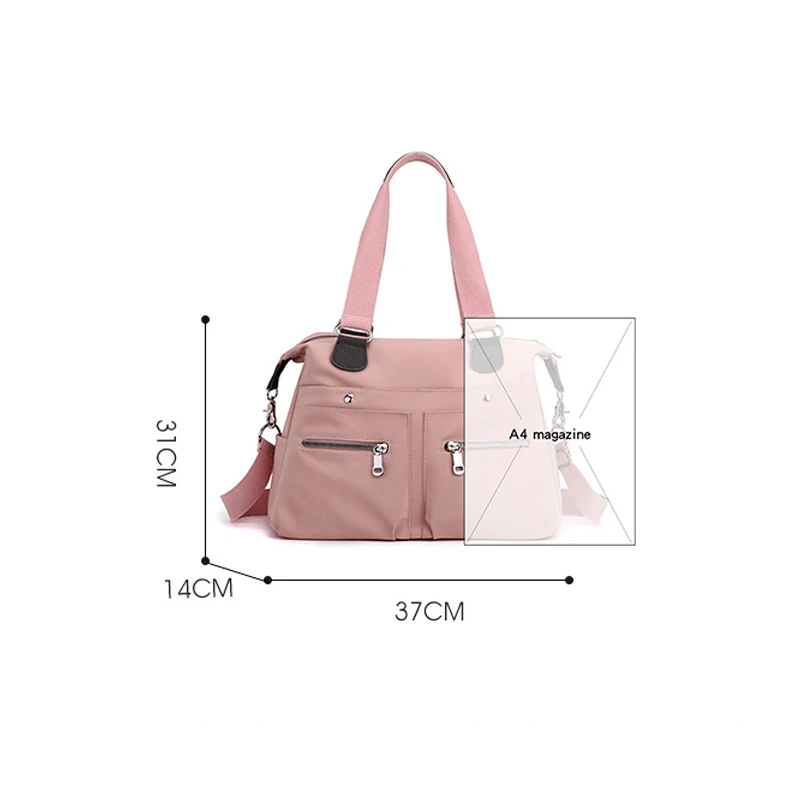 Female Crossbody Bag Messenger Bags Ladies Travel HandbagsWomen Multi-Pockets Large Capacity Shoulder Tote Bags High Quality