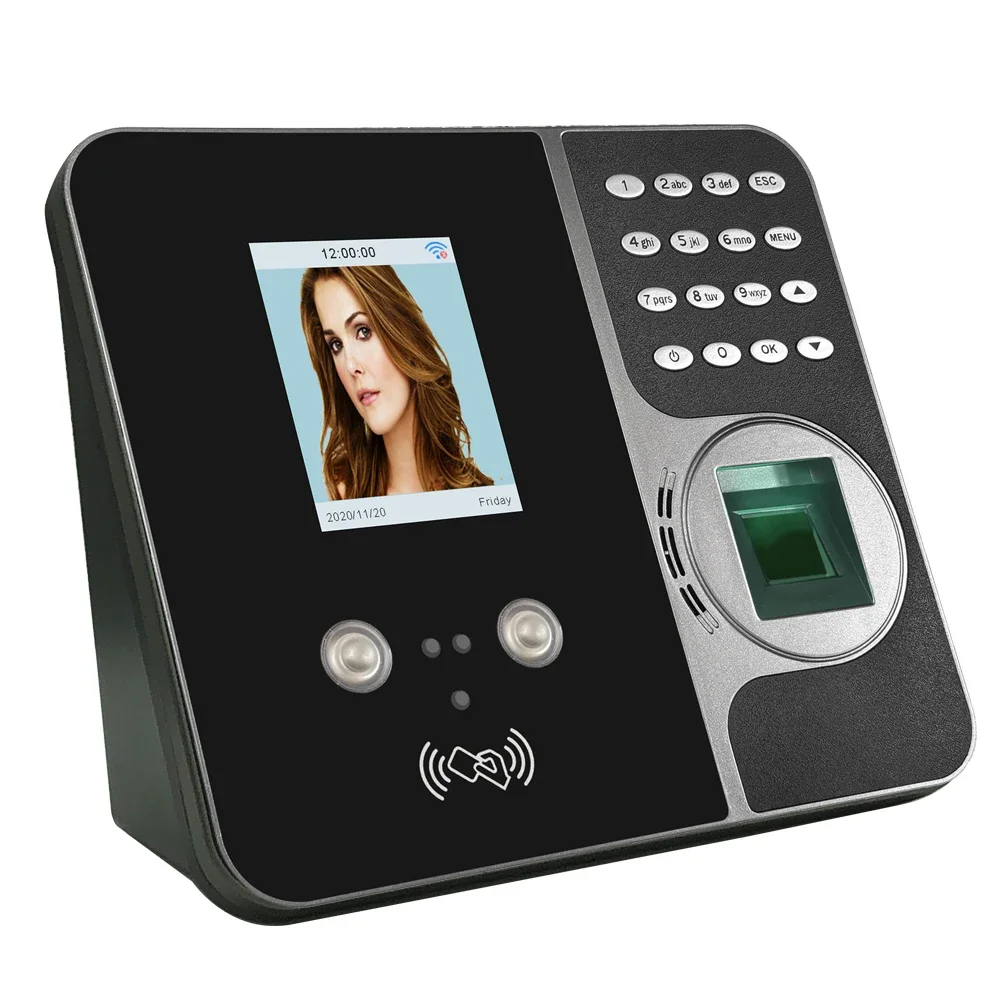 face recognition time and attendance device with WIFI and backup battery for contactless attendance Realand Face ID F-G495