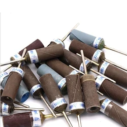 4pcs Grit 180-5000 Sand Paper Bar 2.35 Shank Rotary Grinding Polishing Tools Jewelry Glass Abrasive Grinding Head