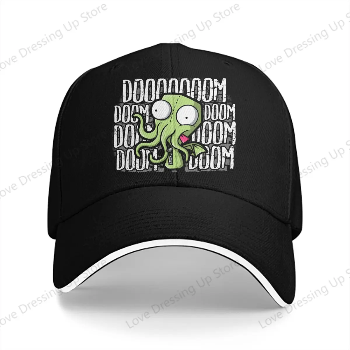 Summer Hip Hop Invader Zim Cthulhu GIR Baseball Cap Adjustable personality Outdoor Running Hat Outdoor sunshade hats Unisex Gift