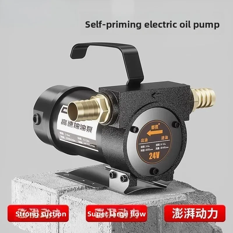 Anti-aging Electric Oil Pump 12v24v Universal 220v Small Oil Pumping Artifact Positive and Negative Automatic Self-priming Pump