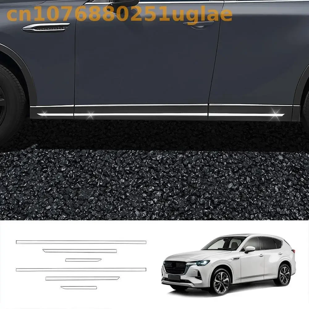 Car Accessories For Mazda CX60 CX-60 2022 Body Stainless steel  door side anti-collision decorative bright strip