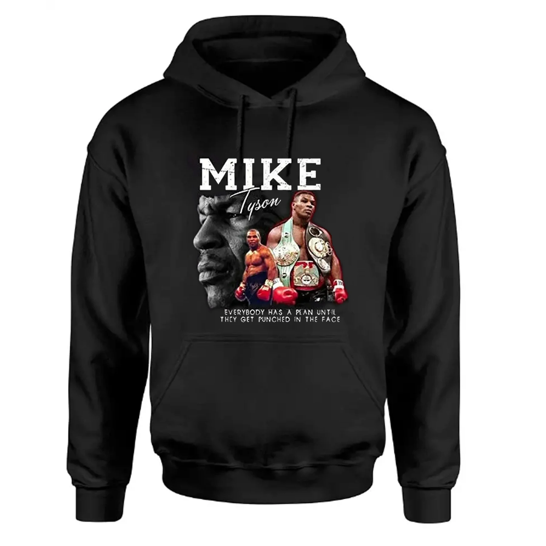 

Boxing Legend Iron Mike Tyson Pullover Hoodie New 100% Cotton Comfortable Casual Mens Sweatshirts Fashion Streetwear