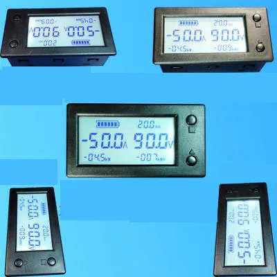 Smart bluetooth DC 300V ± 100A 200A 400A Lithium Battery Monitor Hall Coulomb Meter 12V 24V 36V 48V 60V Lifepo4 lead-acid Li-ion