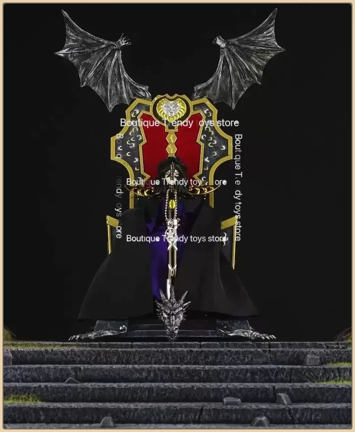 【In Stock】Saint Seiya Myth Cloth Papal/Hades/Poseidon/Hiluda Throne Hard plastic Action Figure Model Toys