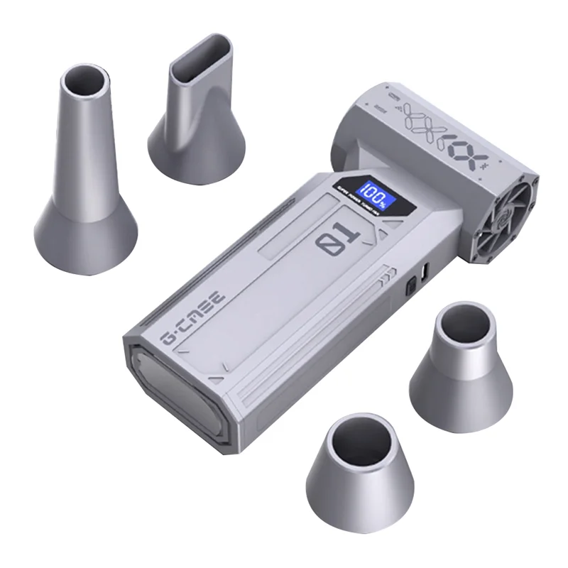 

HJ-перезаряжаемая электрическая воздушная тряпка 120000 об/мин Mini Turbo Violent Fan Superjet сухая вентилятор 4 скорости для грузовых автомобилей клавиатуры