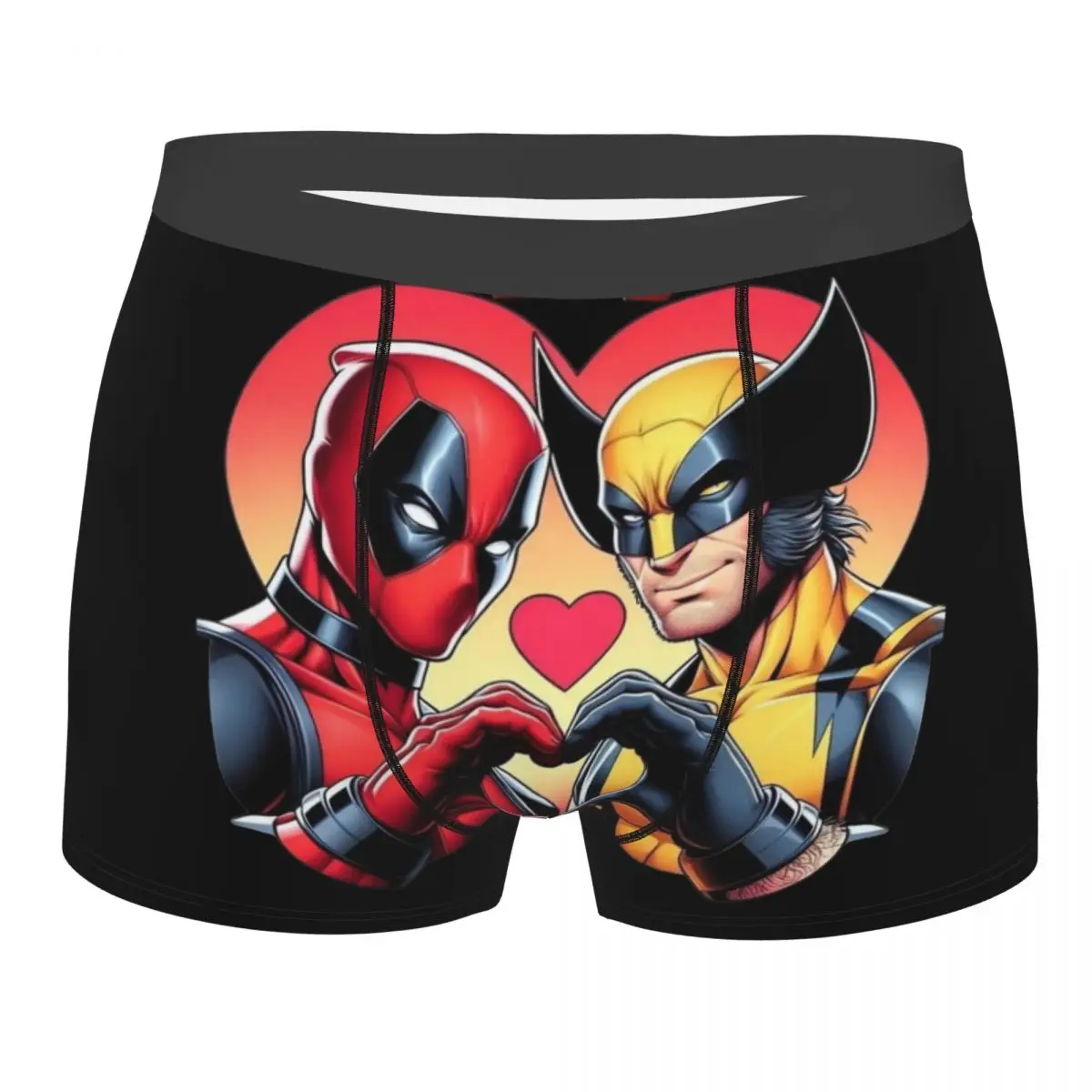 Deadpool & Wolverine Boxers Gag Gift For Men Fun Underwear Boxer Briefs