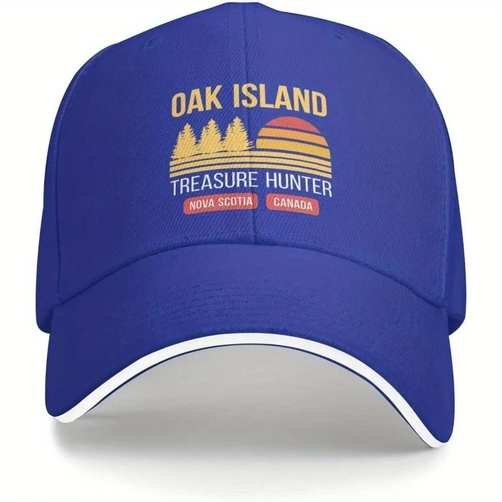 Oak Island Treasure Hunter Hat Dad Hat unisex estilo casual, tela liviana, adecuado para fútbol, día de San Valentín