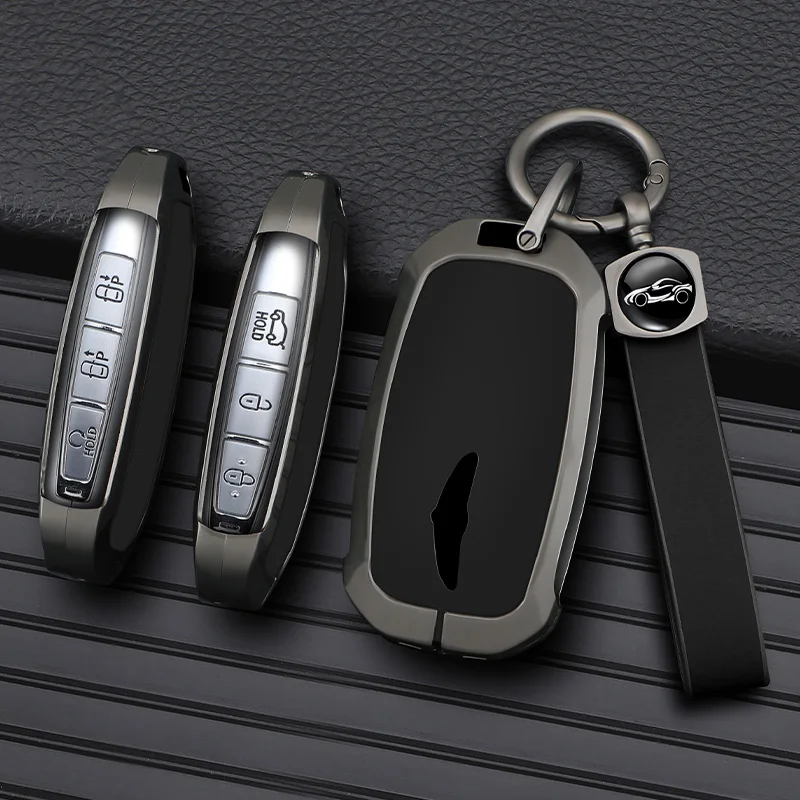 

Car Remote Key Case Cover Shell For HYUNDAI Genesis G80 2023 2024 2025 G70 G90 G90RS4 GV60 GV80 Series Car Interior Accessories