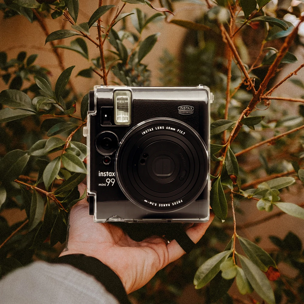 Custodia trasparente per Instax Mini 99 Custodia protettiva in cristallo per PC resistente antigraffio e anticaduta