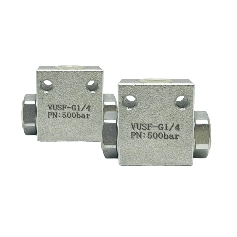 Hydraulic Three-way Shuttle Valves for Hydraulic Motors in Construction Machinery VUSF-G1/4 G3/8 G1/2 G3/4 G1