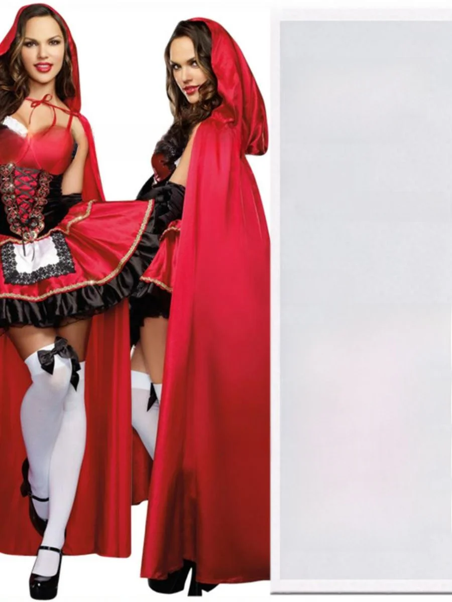 جديد دور بلانغ الملكة المرحلة زي أداء الزي هالوين ليتل الأحمر ركوب هود زي المرأة ملابس المرحلة العرقية