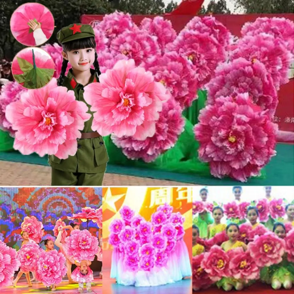 

Высококачественные ручные декорации для танцев с пионами, 30/40/50 см, для самостоятельного изготовления, ручной работы, для сцены, классические реквизиты, имитация цветов для танцев