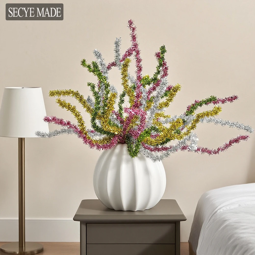 

Colorful Chenille Stem Handmade Simulation Bouquet Creative Table Flower Without Vase DIY Art And Craft Decorations K65