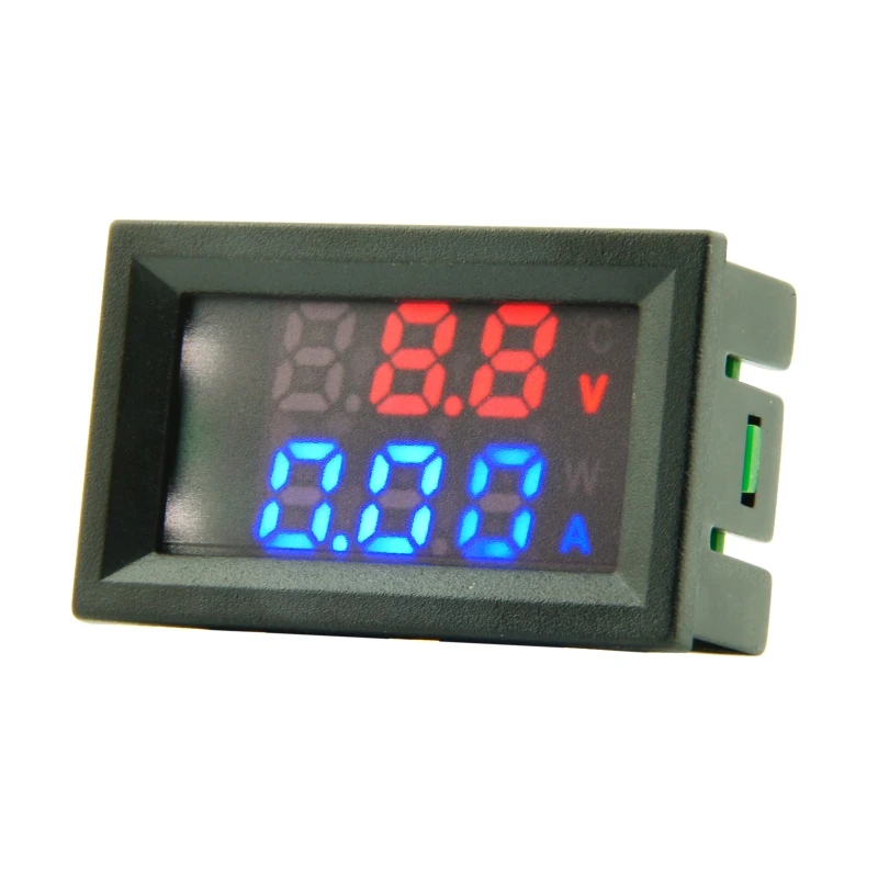 DC 100V Digital Voltmeter Ammeter Dual LED Display 10A Current Power Meter Multifunctional Voltage Current Meter Instrument Tool