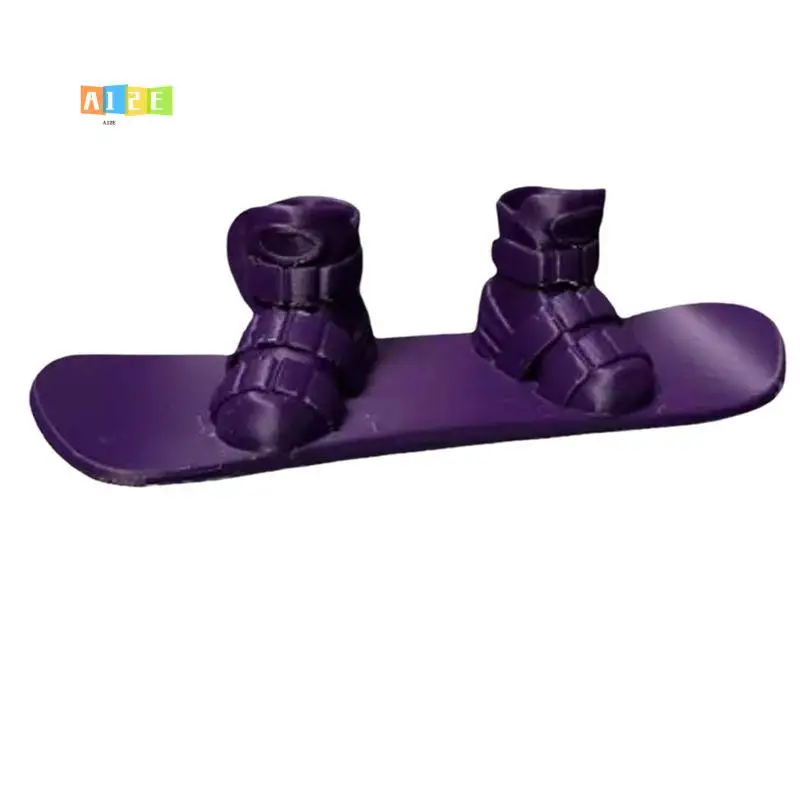 A12E-Mini Finger Snowboard, 3D Printed Finger Snow Board, Mini Skateboard Snow Board For Finger, Mini Skiing Finger