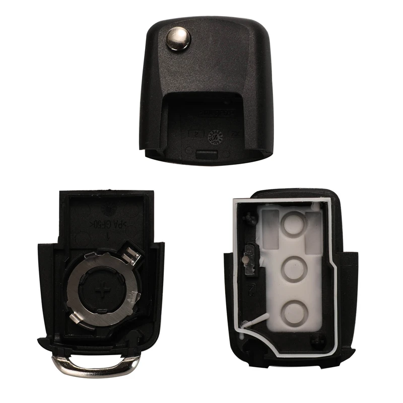 jingyuqin 3 أزرار مفتاح البعيد سيارة فليب للطي مفتاح القضية شل لفولكس واجن فولكس فاجن جيتا غولف باسات خنفساء مقعد سكودا بولو B5