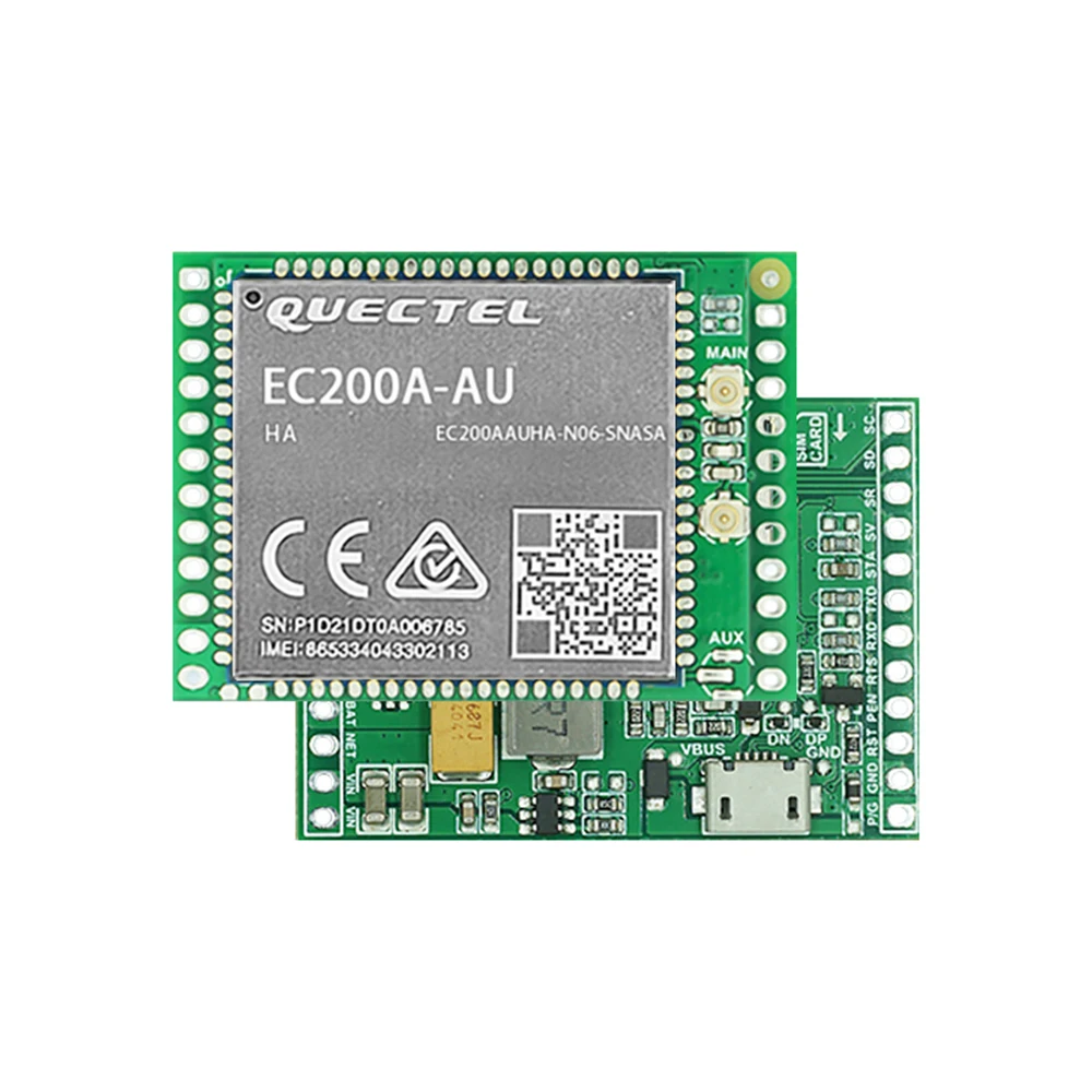 บอร์ดพัฒนา CAT4 LTE แกน EC200AAUHA บอร์ด EC200AAUHA-N06-SNASA 1ชิ้น