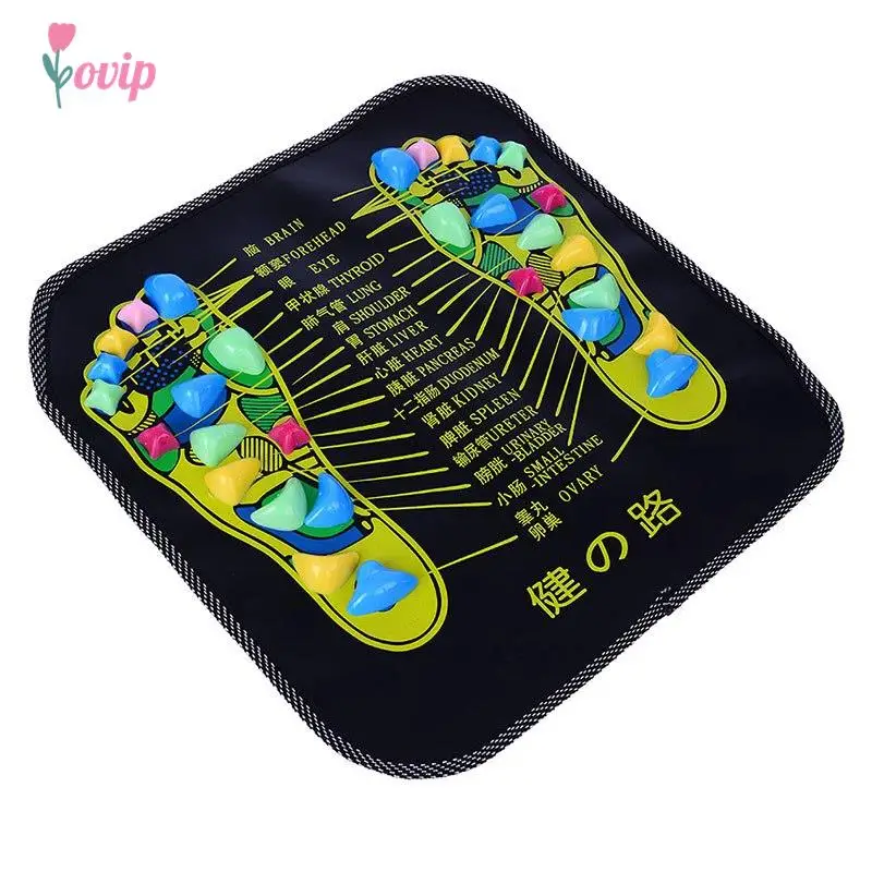 Foot massager Reflexology Foot Leg Pain Relieve Physiotherapy Chinese Health Care Acupressure Mat Pad massageador Health Care