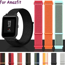 20MM Nylon Straps for Xiaomi Huami Amazfit Bip S U Pro/Bip Lite Wristband Sport Watchband Amazfit GTS/GTS 4 2 Mini Correa 22MM