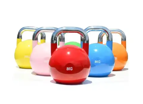 Hot Selling Competition Kettlebell Colorful Competition Kettlebell for Gym  6KG  8kg 10kg