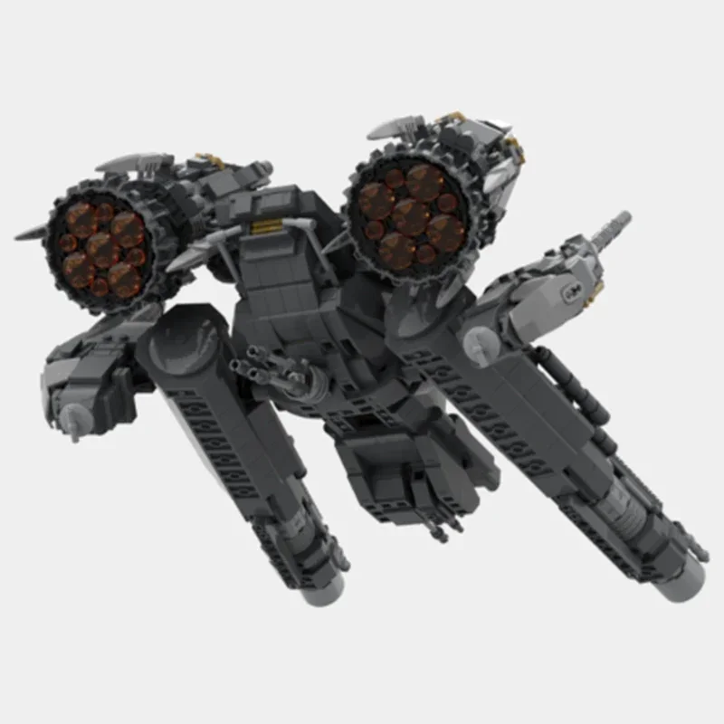 Ruimte Militair Model Moc Bouwstenen Orbital Assault Gunship Technologie Modulaire Blokken Cadeau Kerst Speelgoed DIY Sets Montage