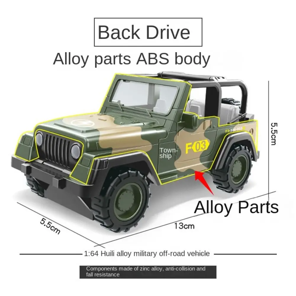 Mini modelos DIY, mecanismo de relojería, coches extraíbles, vehículo, aleación, coche de juguete de tanque de Metal
