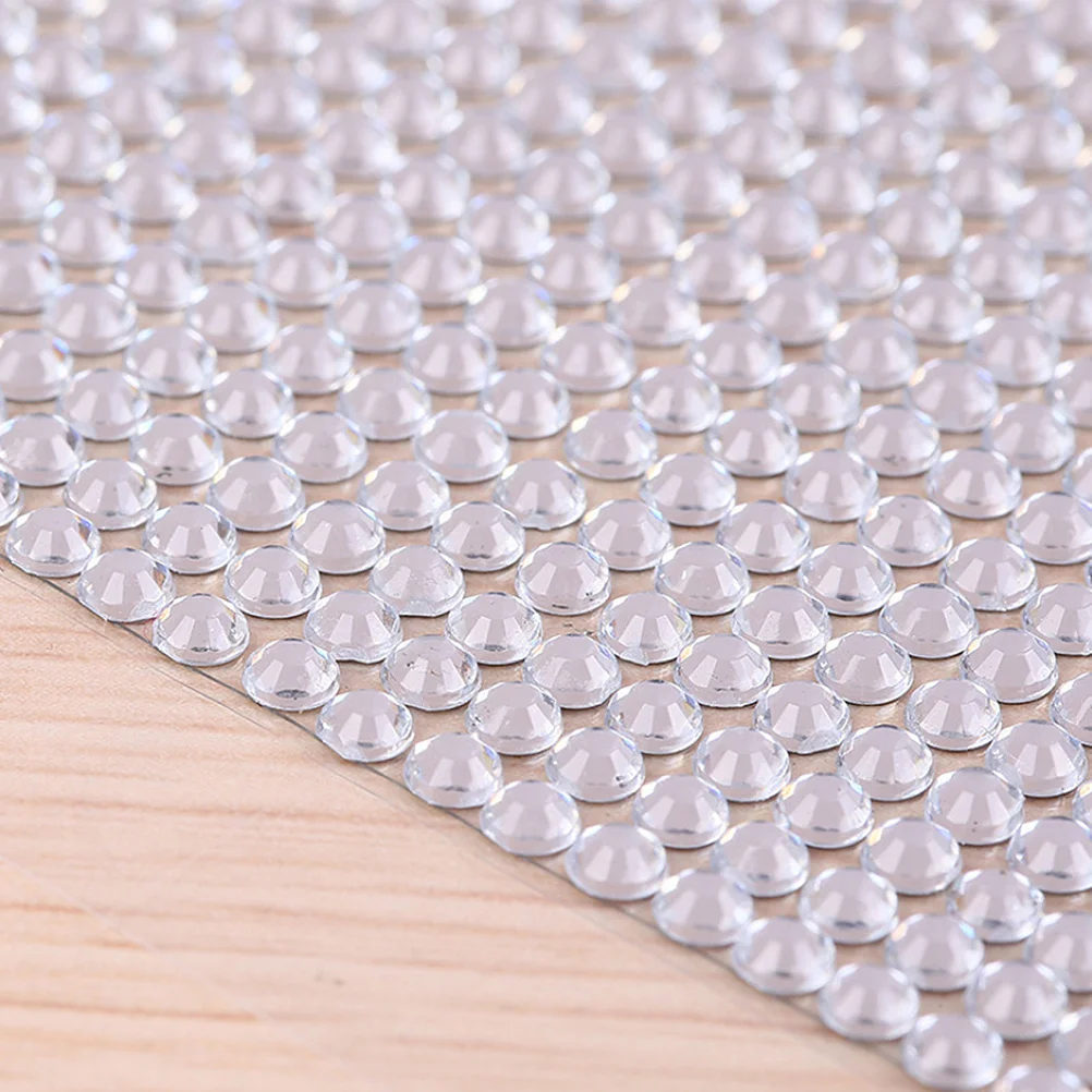 

5pcs Half Round Pearl Sticker Acrylic Flat Back Adhesive Craft Makeup Body Decor Kids Stickers For Diy Wedding Scrapbooking