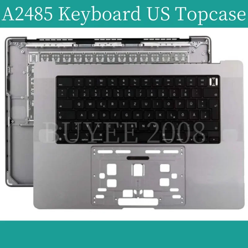 

Original 89New A2485 Topcase Palmrest For Macbook Pro Retina 16" M1 Pro/Max A2485 Keyboard US Topcase Backlit