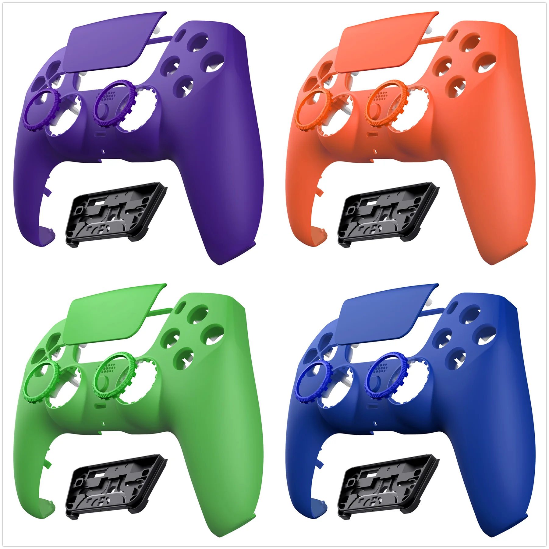 

eXtremeRate LUNA Redesigned Replacement Front Shell Touchpad Compatible with ps5 Controller BDM-010/020/030/040/050 - Orange