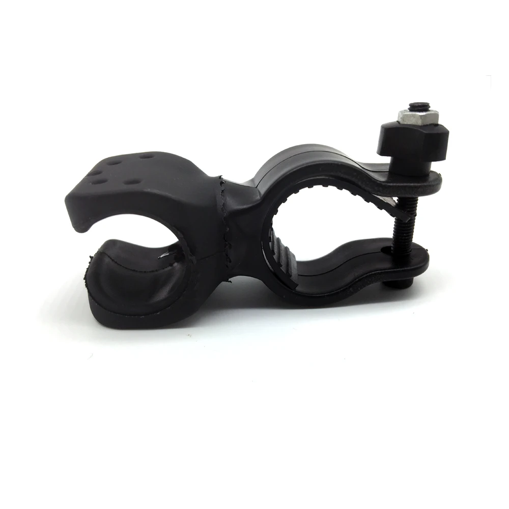 360 درجة تدوير الدراجة دعامة إضاءة الدراجة الجبلية الطريق مصباح ليد جيب جبل حامل العالمي مصباح يدوي حامل الجبهة مشبك إضاءة