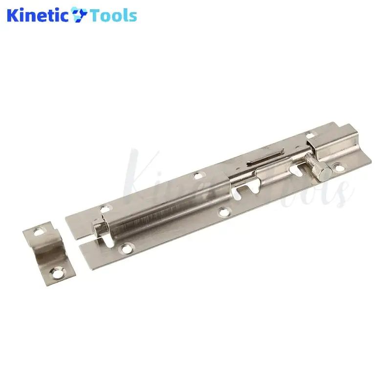 Sturdy & Durable Bolt Latch Lock for Home Safety Doors: 6 Inch Aluminum Alloy Door Latch Hardware