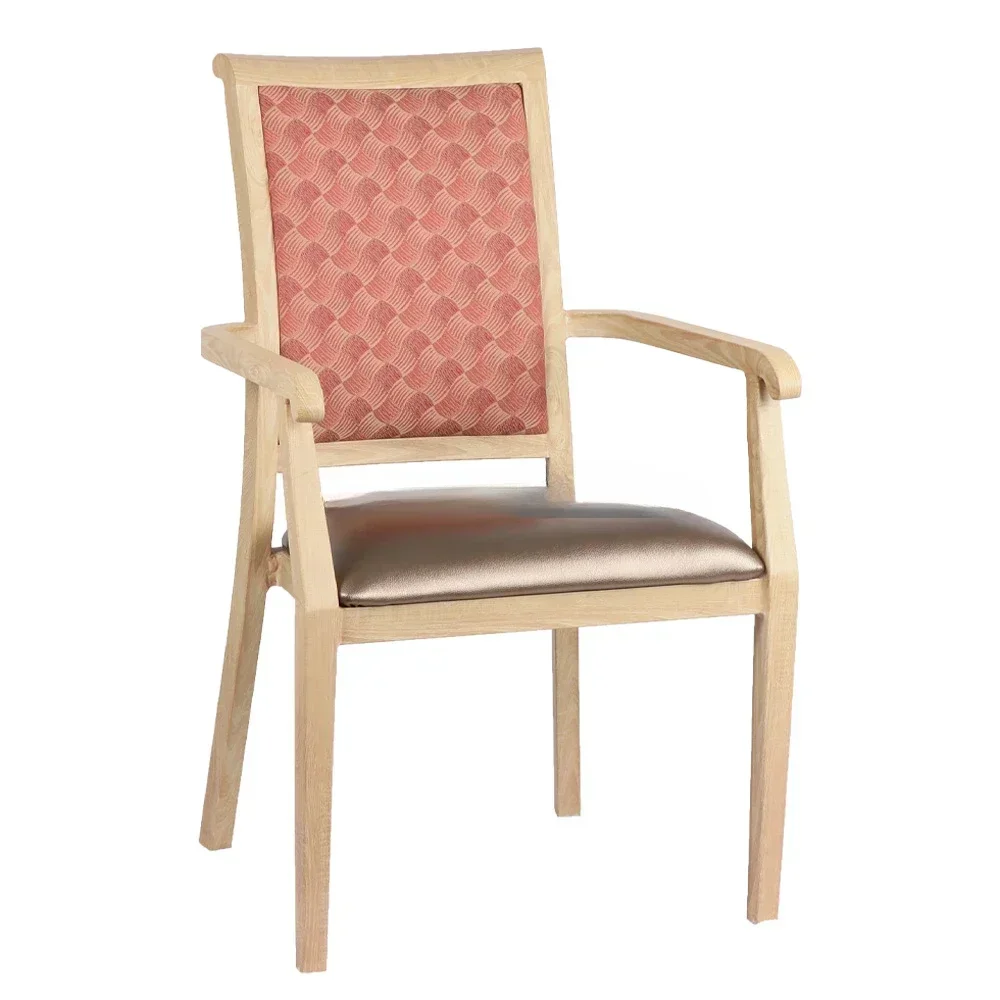 

Wholesale single seat coffee shop seats comfortable seats thickened low armrests outdoor wooden chairs design furniture