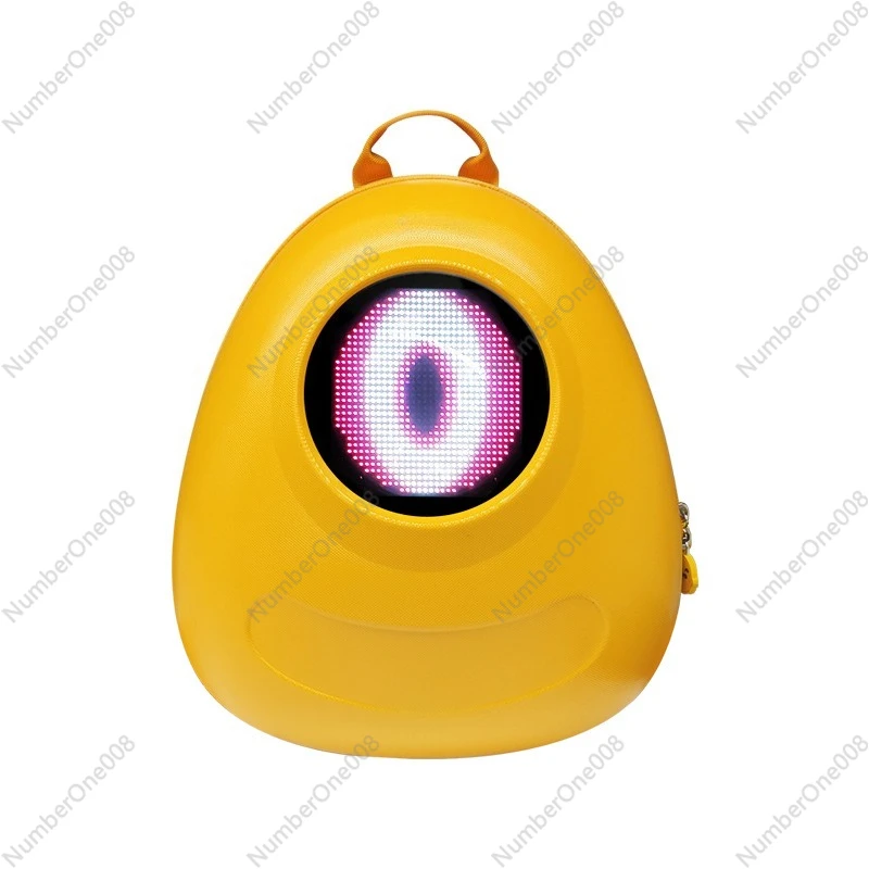 

LED children's children's luminous backpack LED display girl smart safety waterproof trend bag